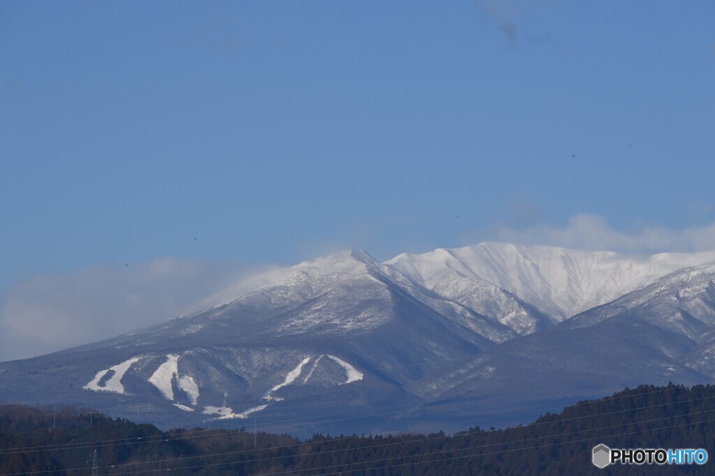 冬の蔵王屏風岳