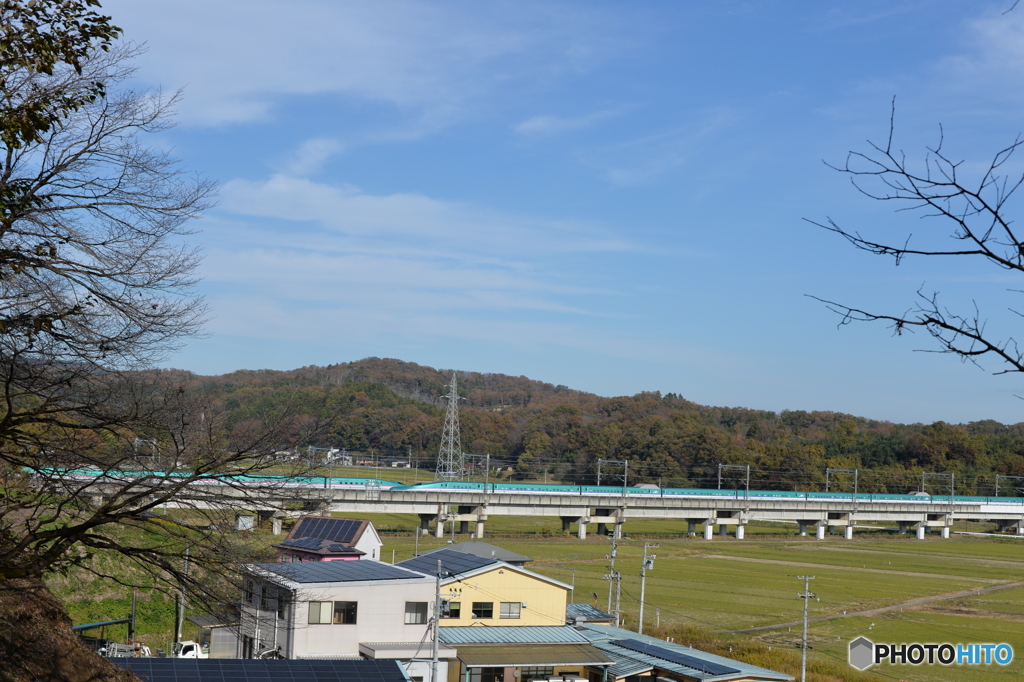 東北新幹線と北海道新幹線の交差