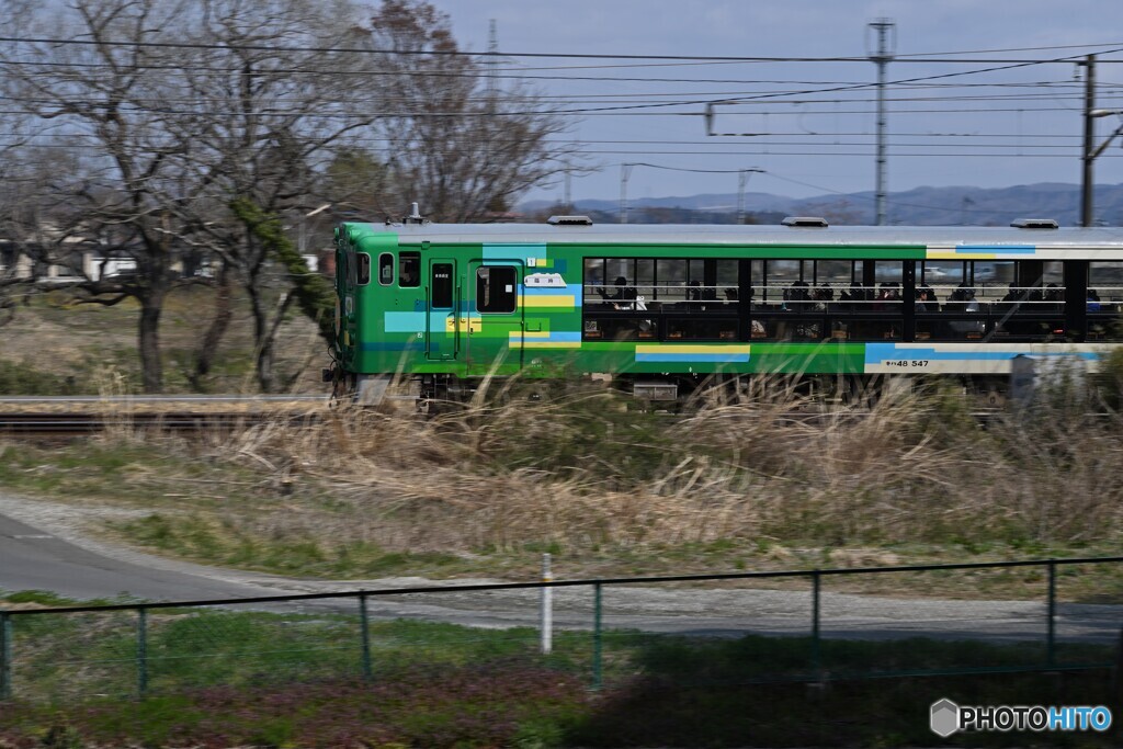 風っこ花めぐり号 列車番号	ｷﾊ４８５４７