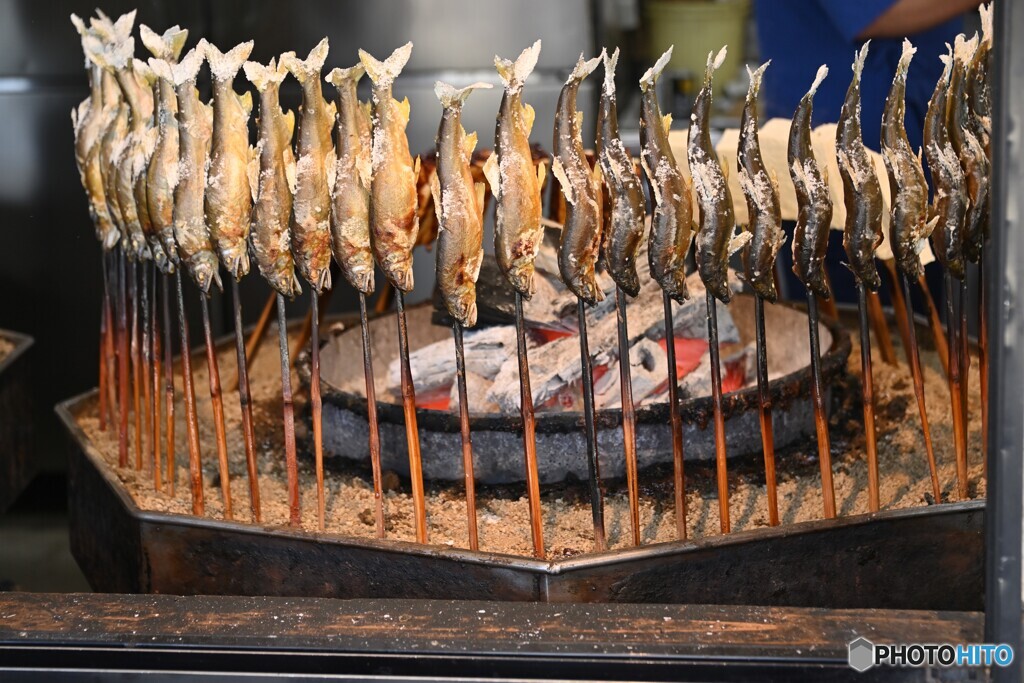 鮎の塩焼き