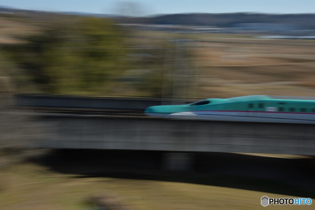晴天の東北新幹線