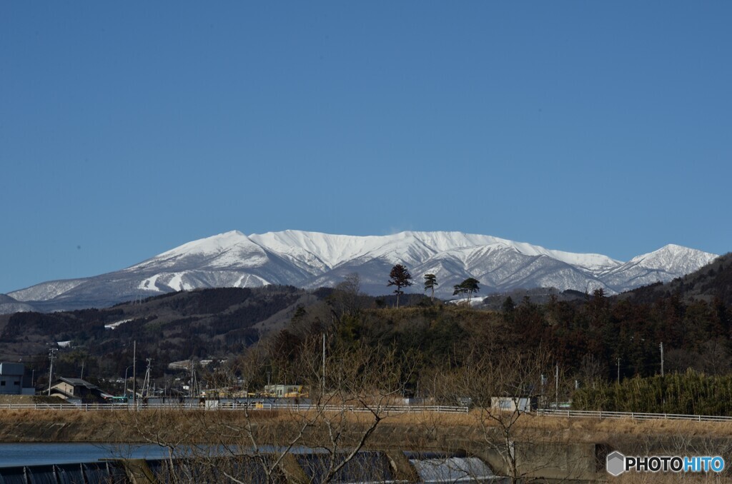 晴天の蔵王連峰