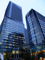 東京丸の内界隈高層ビルの風景２