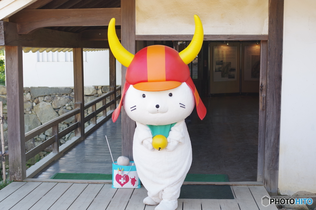 ひこにゃん in 彦根城