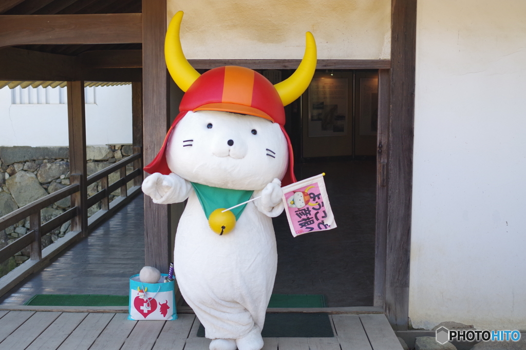 ひこにゃん in 彦根城