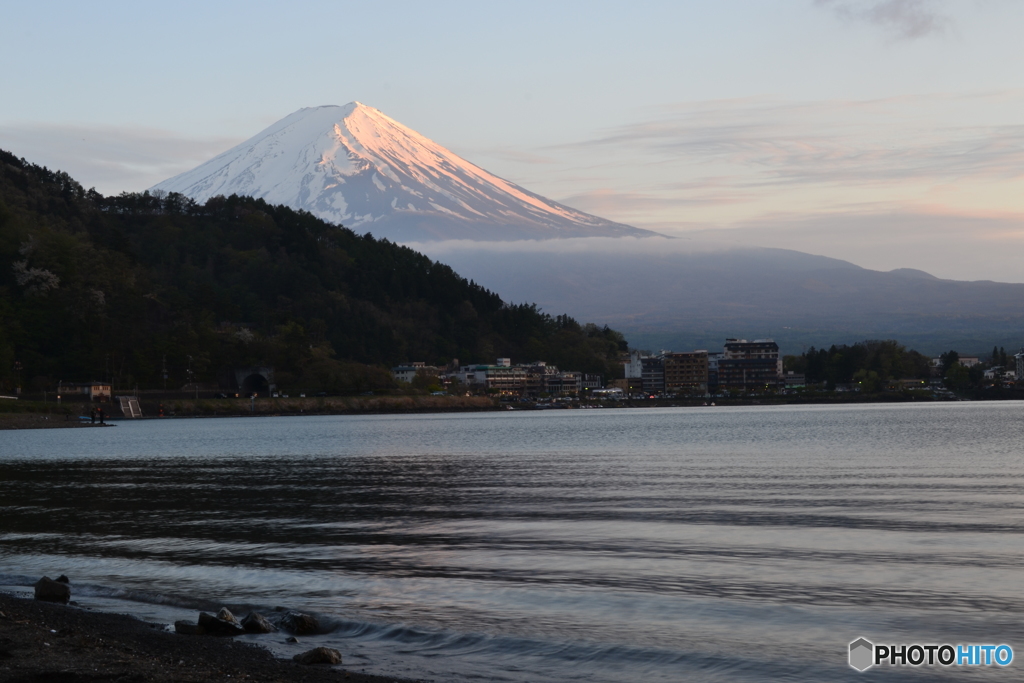 富士の夕暮れ