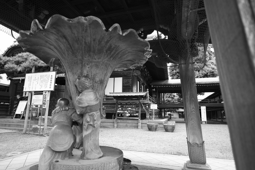 帝釈天の噴水