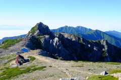 宝剣山と山小屋