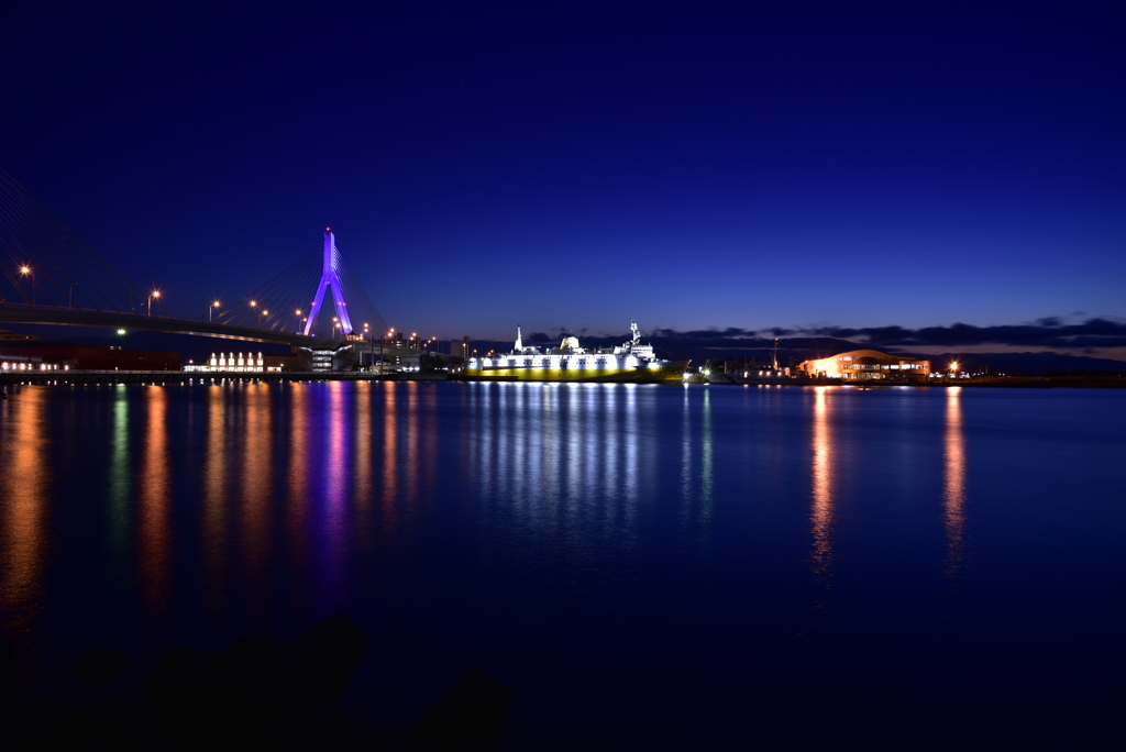 青い海公園からの景色