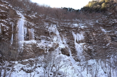 秩父市大滝・中津川渓谷の氷壁2