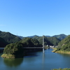 初秋のダム湖