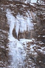 秩父市大滝・中津川渓谷の氷壁3