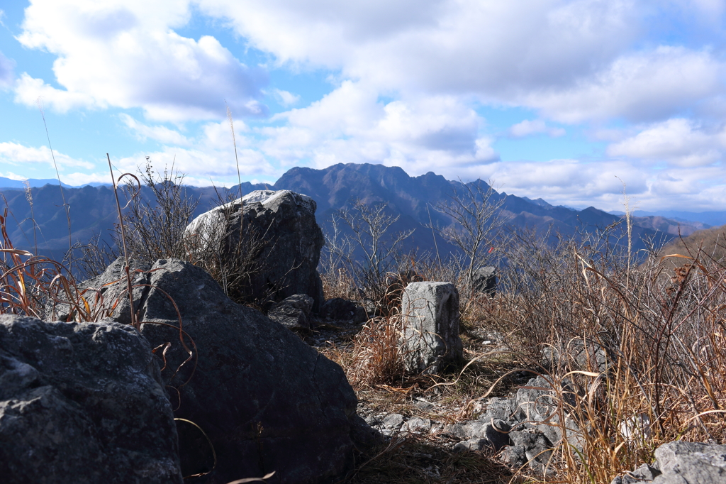 白石山山頂にて1