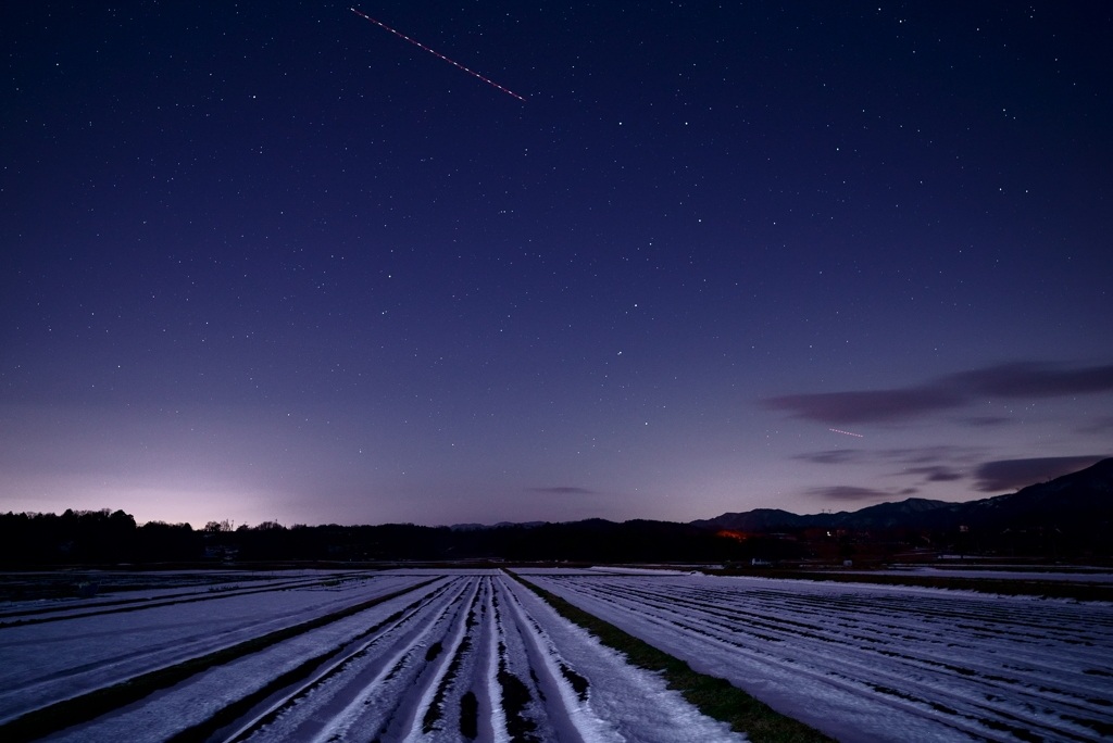 北の夜空