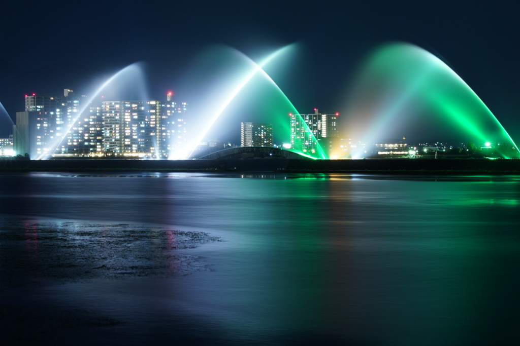 びわこ花噴水(20150824)