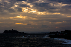 稲村ヶ崎夕景