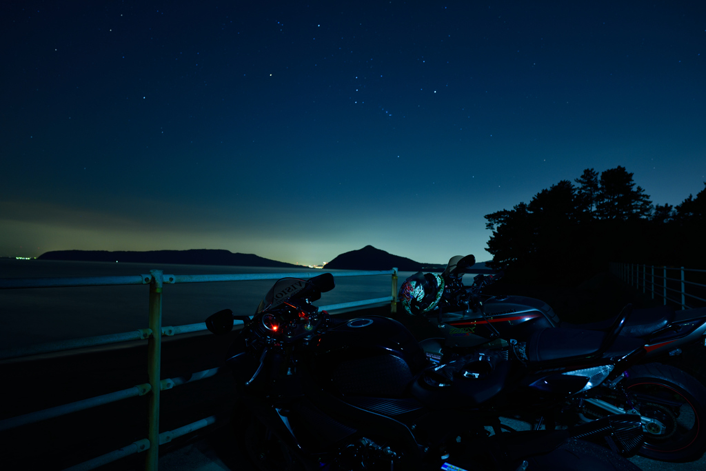 星空バイク