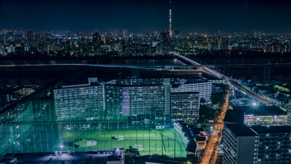 船堀タワーよりの夜景