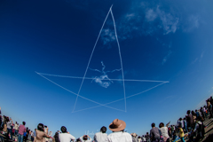 入間航空祭2017・ブルーインパルスの星です。