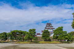 会津若松・鶴ケ城全景
