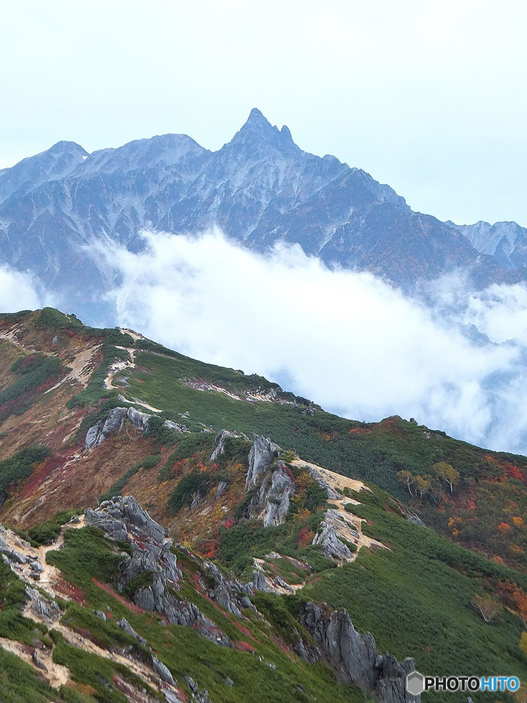 燕山荘から