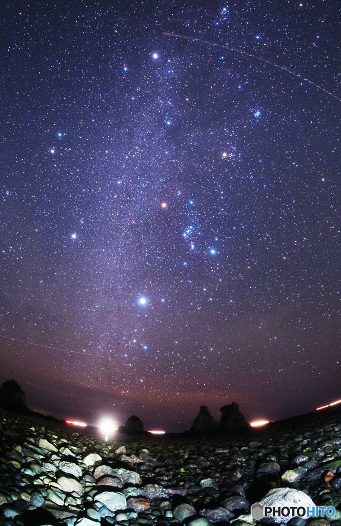 海岸の夜