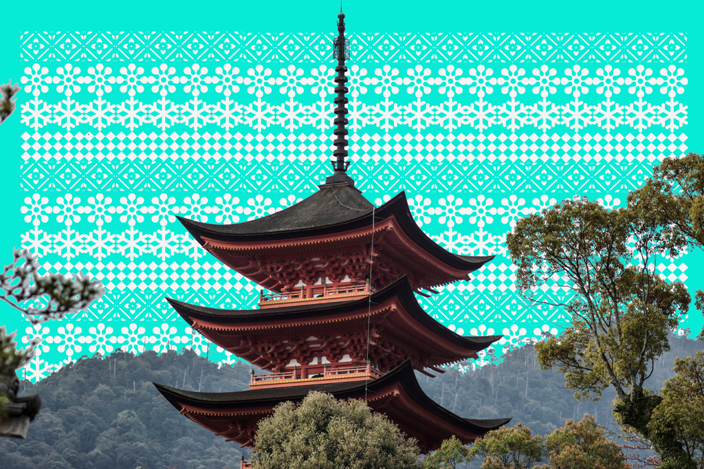 宮島五重塔