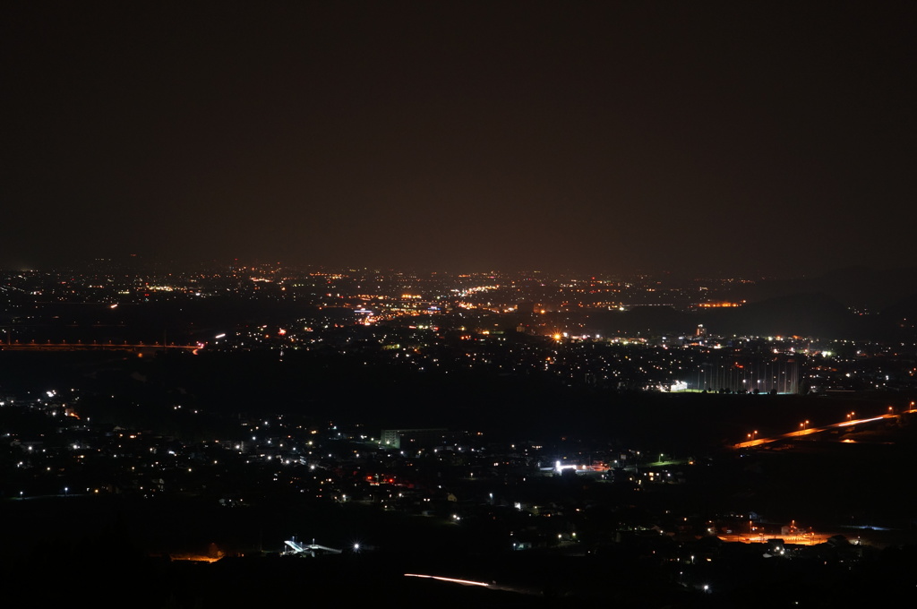 田舎の夜景