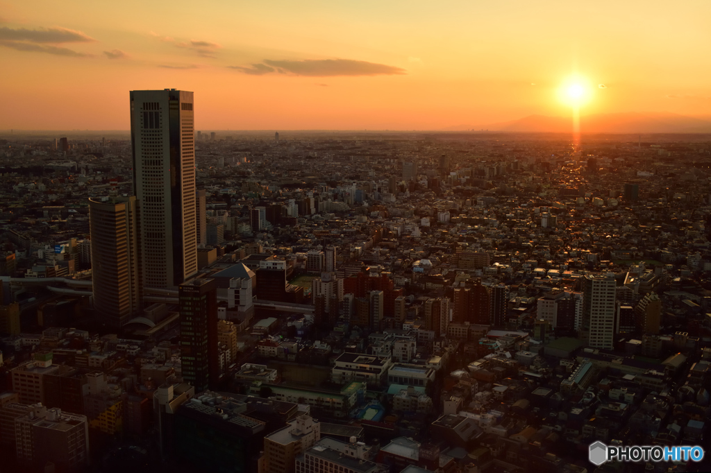 何丁目の夕日だろう