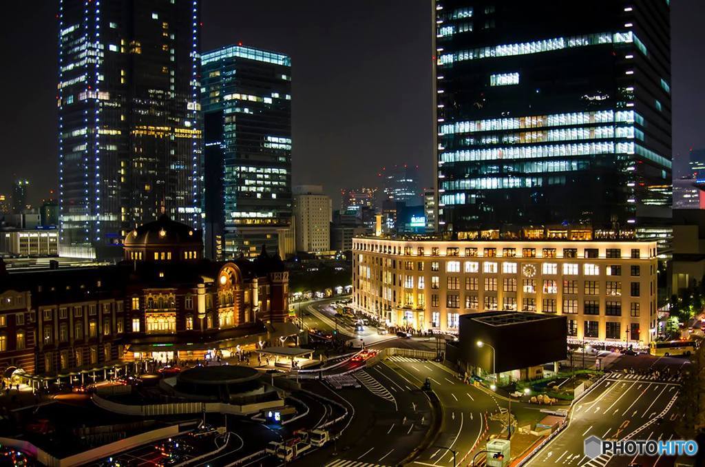 冬の東京駅