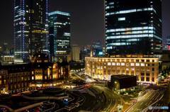 冬の東京駅