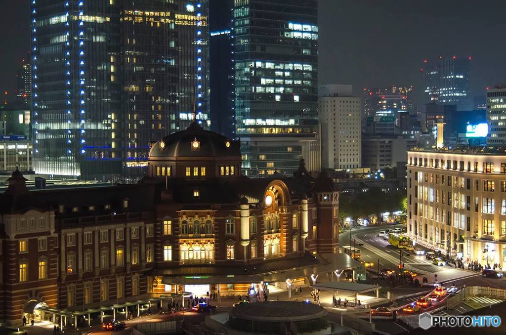 冬の東京駅