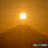 高尾山頂から富士を望む