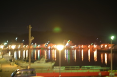 呼子港の夜景