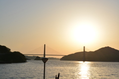 呼子の夕日