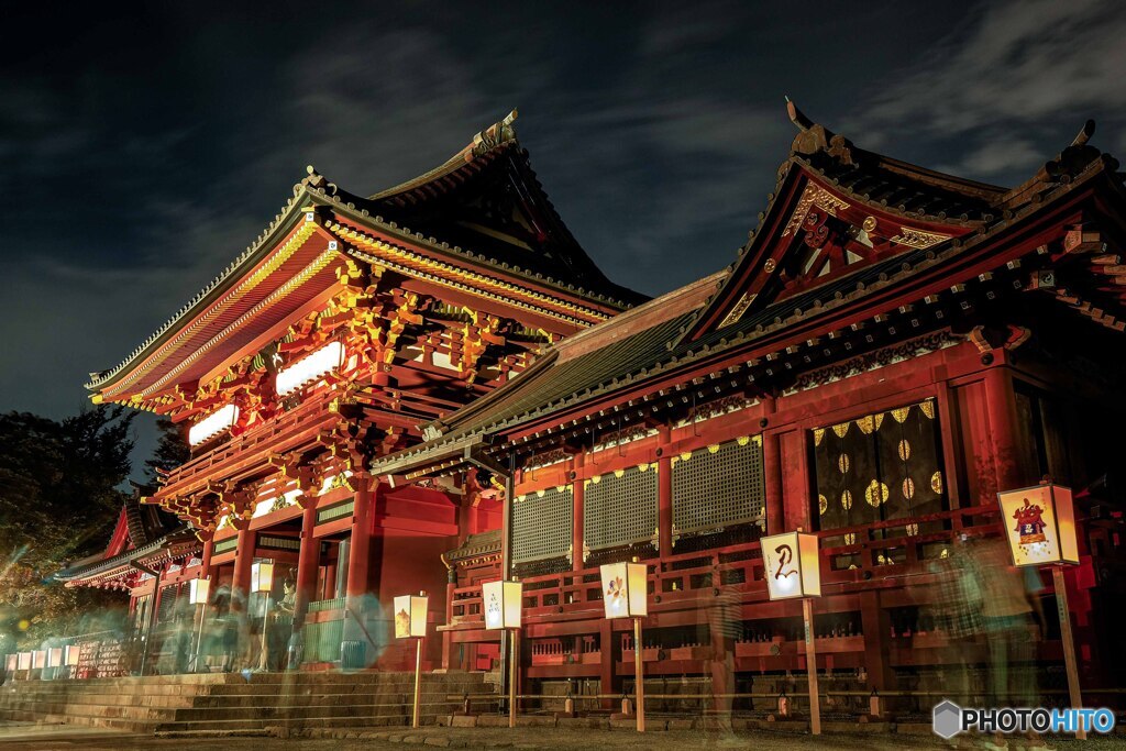 鶴岡八幡宮ぼんぼり祭り2019