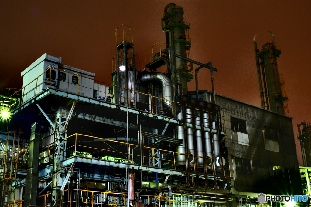 Factory night view chidoritown　Ⅵ