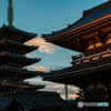 たそがれ五重の塔