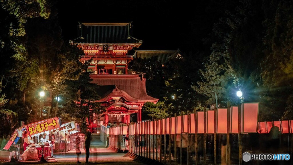 鶴岡八幡宮ぼんぼり祭り2019