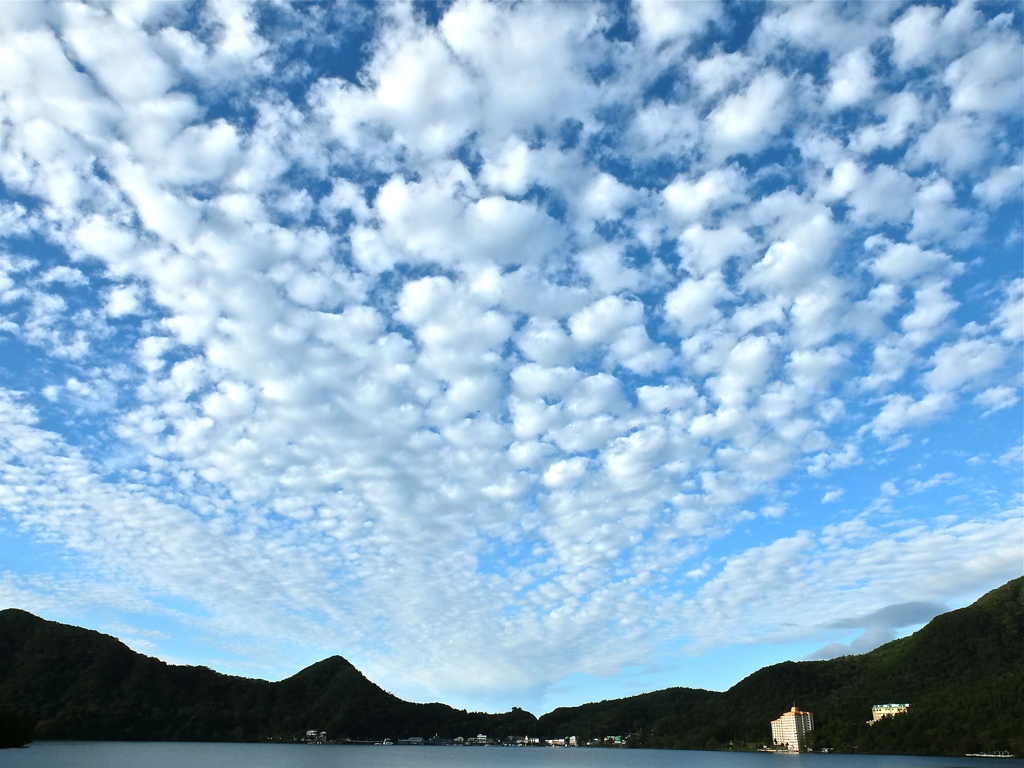 榛名湖の雲