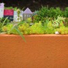 擁壁のある住宅地