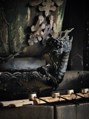 手水舎の龍