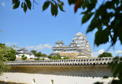 姫路城を望む２