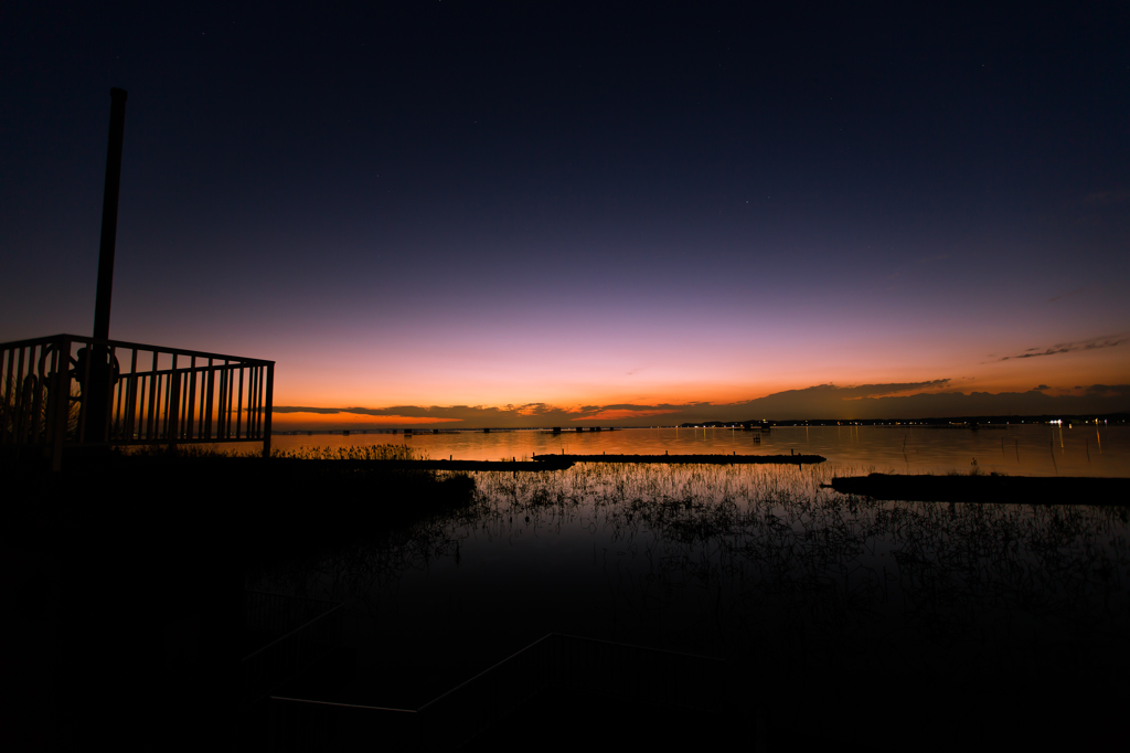 霞の夕景…01