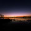 霞の夕景…01