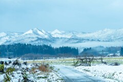 龍ノ山　黒森山を望む