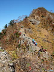 戸隠　蟻の戸渡り