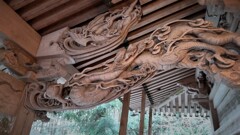 中山神社の　彫り物