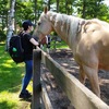 馬と女性　ノーザンホースパーク