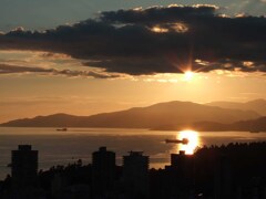 夕日